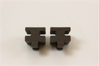 Beschläge für Backofen Schienen, Bosch Mikrowelle - 22 mm x 20 mm (hinten)