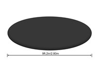 Poolabdeckung, Bestway Swimmingpool - Kunststoff  (rund)