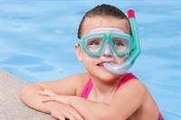 Taucherbrille und Schnorchel, Bestway Swimmingpool